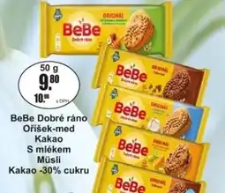 Adam BeBe Dobré ráno Oříšek-med Kakao S mlékem Müsli Kakao -30% cukru nabídka