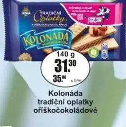 Adam Kolonáda tradiční oplatky oříškočokoládové nabídka