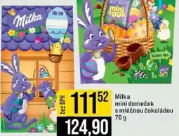 Jip Milka mini domeček s mléčnou čokoládou nabídka