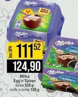Jip Milka Egg'n'Spoon oreo 128 g milk creme 136 g nabídka
