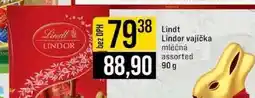 Jip Lindt Lindor vajíčka mléčná assorted nabídka