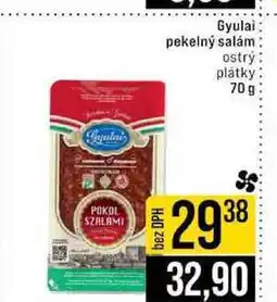 Jip Gyulai pekelný salám ostrý plátky nabídka
