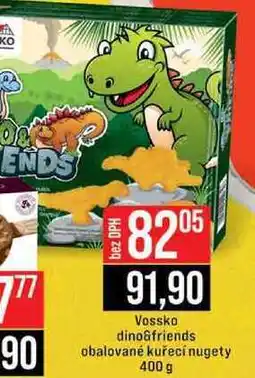 Jip Vossko dino&friends obalované kuřecí nugety nabídka