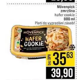 Jip Mövenpick zmrzlina hafer cookie nabídka