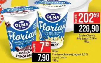 Jip Olma Florian ochucený jogurt 2.3% různé druhy nabídka