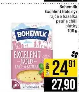 Jip Bohemilk Excelent Gold sýr rajče a bazalka pepř a chilli plátky nabídka