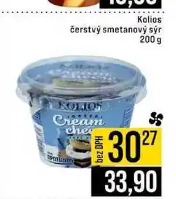 Jip Kolios čerstvý smetanový sýr nabídka
