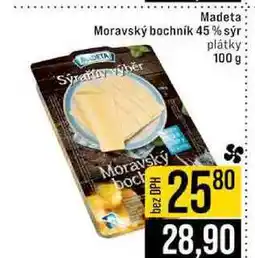 Jip Madeta Moravský bochník 45% sýr plátky nabídka