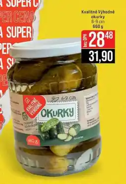 Jip Kvalitně Výhodně okurky 6-9 cm nabídka