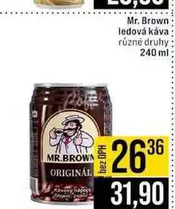 Jip Mr. Brown ledová káva různé druhy nabídka