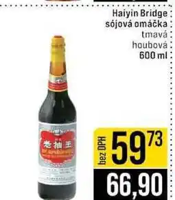 Jip Haiyin Bridge sójová omáčka tmavá houbová nabídka