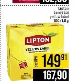 Jip Lipton černý čaj yellow label nabídka