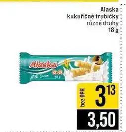 Jip Alaska kukuřičné trubičky různé druhy nabídka