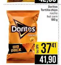 Jip Doritos Tortilla chips nacho hot corn nabídka
