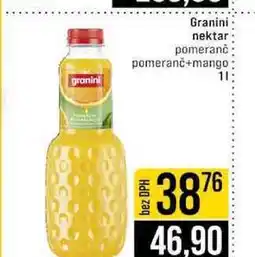 Jip Granini nektar pomeranč pomeranč+mango 1l nabídka
