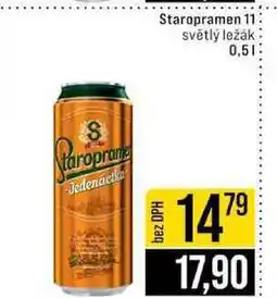 Jip Staropramen 11 světlý ležák nabídka