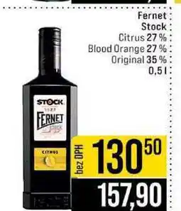 Jip Fernet Stock Citrus 27% Blood Orange 27% Original 35% nabídka