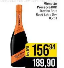 Jip Mionetto Prosecco DOC Treviso Brut Rosé Extra Dry nabídka
