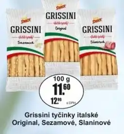 Adam Grissini tyčinky italské Original, Sezamové, Slaninové nabídka
