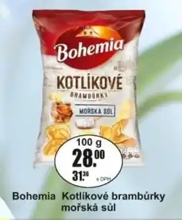 Adam Bohemia Kotlíkové brambůrky mořská sůl nabídka