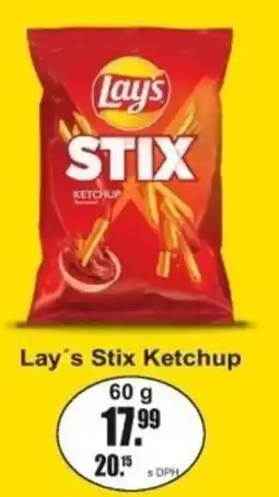 Adam Lay's Stix Ketchup nabídka