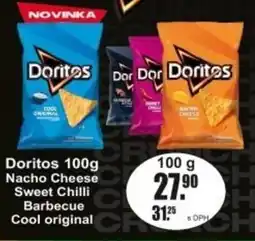 Adam Doritos Nacho Cheese Sweet Chilli Barbecue Cool original nabídka