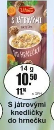 Adam Vitana S játrovými knedlíčky do hrnečku nabídka