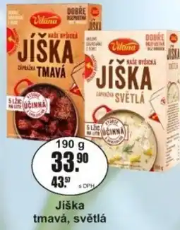 Adam Vitana Jiška tmavá, světlá nabídka