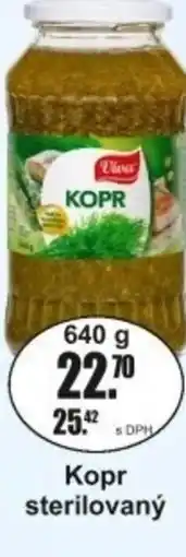 Adam Viva Kopr sterilovaný nabídka