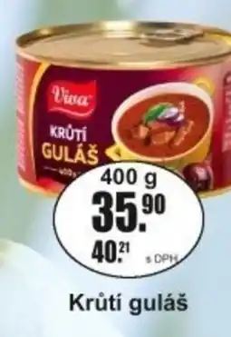 Adam Viva Krůtí guláš nabídka