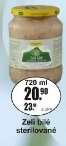Adam Zelí bílé sterilované nabídka