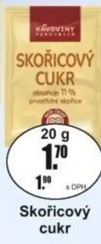 Adam Skořicový cukr nabídka