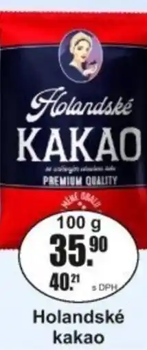 Adam Holandské kakao nabídka