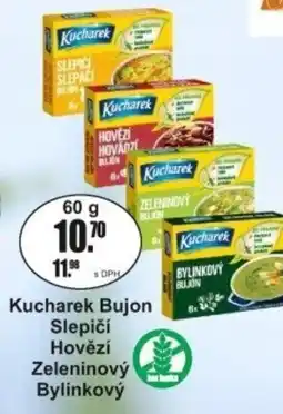 Adam Kucharek Bujon Slepičí Hovězí Zeleninový Bylinkový nabídka