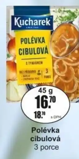 Adam Kucharek Polévka cibulová nabídka