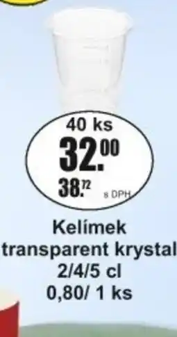 Adam Kelímek transparent krystal nabídka