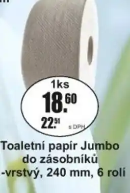 Adam Toaletní papír Jumbo do zásobníků nabídka