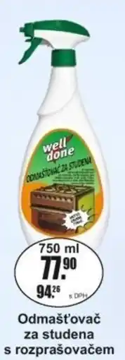 Adam Odmašťovač za studena s rozprašovačem nabídka