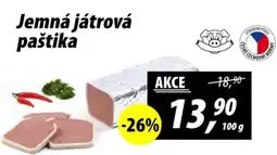 ZEMAN Jemná játrová paštika nabídka