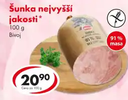 CBA Šunka nejvyšší jakosti nabídka