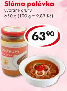 CBA Sláma polévka nabídka
