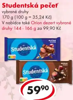 CBA Studentská pečeť nabídka