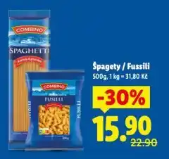 Lidl Špagety nabídka