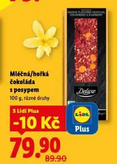 Lidl Hořká čokoláda s posypem nabídka