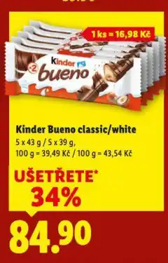Lidl Kinder bueno nabídka