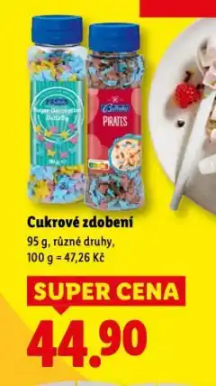 Lidl Cukrové zdobení nabídka