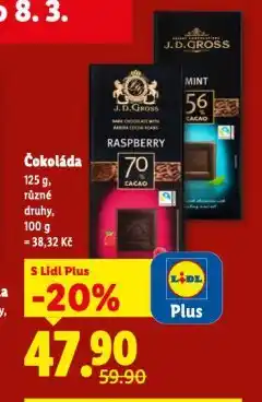 Lidl Čokoláda nabídka