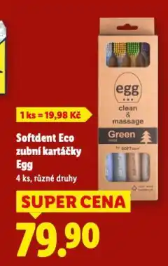 Lidl Softdent eco zubní kartáček nabídka