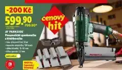 Lidl Pneumatická sponkovačka a hřebíkovačka nabídka