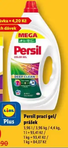Lidl Persil prací gel nabídka